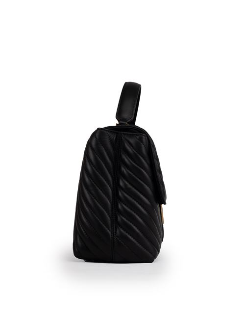 Borsa Big Lady Love Puff Chevron Nero PINKO | 100042 A0GKZ99Q